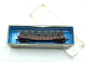 933253 Precision Model Trains 7060 N Scale Pmi Atsf Flat Car With Cable Load Nice One