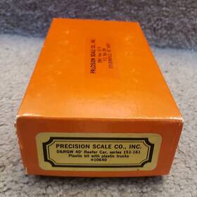 10640 Precision Scale Co. Hon3 Kit #10640 D&rgw Rio Grande 40ft Reefer