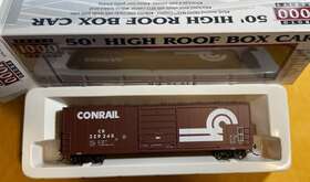 920-37103 Proto 1000 920-37102 Rtr Ho Conrail 50ft High Roof Box Car Cr 229245