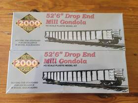 52ft6 Proto 2000 077071084819 Inch Drop End Mill Gondola #8481 Nib Patapsco And Black River 4 Pk