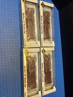 Proto 2000 112122 112479 110268 111057 Lot Of 4 Ho Scale B&o Mather 40ft Stock Cars Single And Double Deck