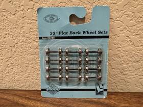21258 Proto 2000 Life Like Series Ho Scale 33 Inch Flat Back Metal Wheel Sets 12 - New