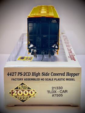 Ps-2cd Proto 2000 21330 Series Ho Scale 4427 High Side Covered Hopper Tldx #7505