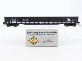 218905 Proto 2000 21454 Ho Scale C&o Chesapeake And Ohio Railroad 52ft 6 Inch Gondola #218905 218905 Proto 2000 21454 Ho Scale C&o Chesapeake And Ohio Railroad 52ft 6 Inch Gondola #218905