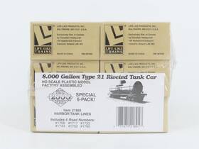 21891 Proto 2000 Ho Kit #21891 Harbor Tank Lines 8 000 Gallon Car 6-pack Sealed