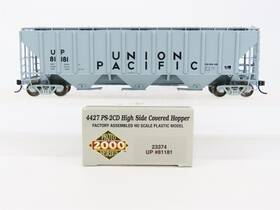 81181 Proto 2000 23374 Ho Scale Up Union Pacific Railroad 3-bay Covered Hopper #81181