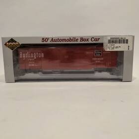 48574 Proto 2000 30325 Ho 50ft Automobile Boxcar Cb&q Burlington Route
