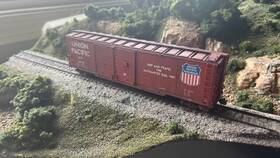 161348 Proto 2000 30337 #30337 Union Pacific Inch Ho Scale 50ft Dd Auto Boxcar Weathered