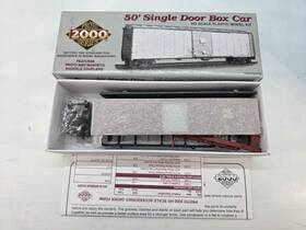 Proto 2000 595123 Ho 50ft Single Door Box Car Gtw #595123 Unassembled Kit Oop