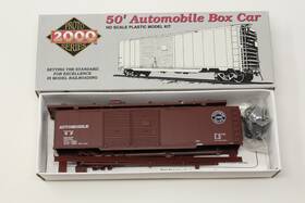 65337 Proto 2000 Ho Scale 50ft Automobile Box Car Southern Pacific Sp Red Kit 65337 Proto 2000 Ho Scale 50ft Automobile Box Car Southern Pacific Sp Red Kit