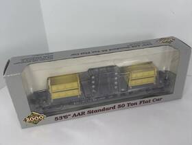 920-54533 Proto 2000 Rtr 53 6 Inch Aar Standard 50 Ton Flat Car Kcs#1099 Wagon Load 920-54533 Proto 2000 Rtr 53 6 Inch Aar Standard 50 Ton Flat Car Kcs#1099 Wagon Load