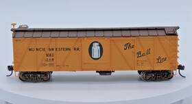 30883 Proto 2000 T588 Life-like Ho Series Mather 40ft Box Car Muncie And Western Rr#1248