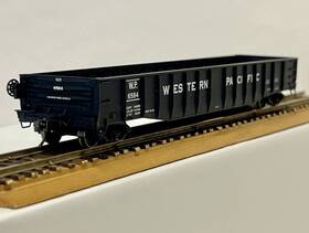 Wp6584 Proto 2000 Ho Scale Western Pacific 52 6 Inch Drop End Mill Gondola. Wp#6584