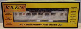 30-6071 Rail King Mth Pennsylvania Streamlined Coach Car 0-27 Gauge