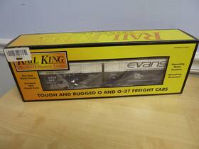 30-74013 Rail King Mth Evans Leasing 50ft Double Door Plugged Boxcar New Rare