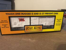 30-7442 Rail King Mth Lehigh Valley 50ft Modern Single Door Box Car New 30-7442 Rail King Mth Lehigh Valley 50ft Modern Single Door Box Car New
