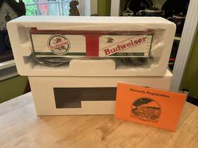 30-7884 Rail King Mth Anheuser Busch O Gauge Eagle Modern Reefer Car New In Box