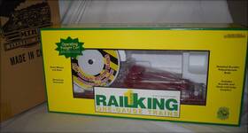 70-79012 Rail King Mth Red Cross Operating Flat Car W Helicopter G 1 Gauge