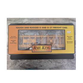 Railking By Mth Electric Trains Rttx-91088 O-27 Frisco Freight Car Rttx 91088 Yellow/blue
