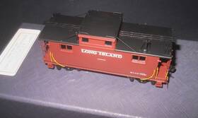 R-465p Railworks Ho Brass Long Island Rr N-52/52a Factory Painted Caboose Oxide Red