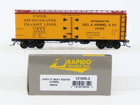 121055-3 Rapido Ho Scale Urtx Hormel Garx 37ft Meat Reefer #68034