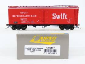 121059-1 Rapido Ho Scale Srlx Swift Refrigerator Garx 37ft Meat Reefer #2753