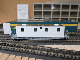138101 Rapido Jj F30a Flat Car With Camp Trailer Cr Conrail Mofw #62893 - #138101