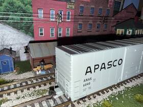 139010-2 Rapido Ho Scale Evans X72 Box Car Apasco Ge Leasing
