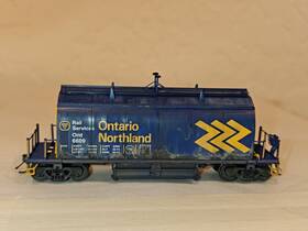 143008 Rapido Ho Ontario Northland Barrel Ore Hopper #6612 - Weathered