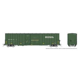 191004a Rapido 191004 Ho Bc Rail Trenton Works Boxcar Faded Conspicuity Stripes #60225