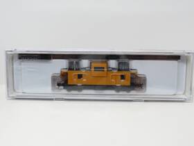 510098 Rapido Trains N Yellow Unlettered Lighted Angus Shops Wide Vision Caboose