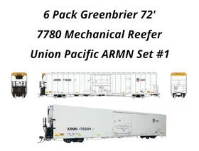 606-167004 Rapido 167004 Ho Greenbrier 72ft Il 7780 Mechanical Reefer Union Pacific Armn