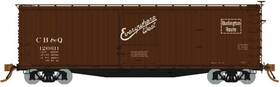 Rapido Trains 130102-4 Burlington Cb&q Usra Double Sheathed Boxcar Ho Scale Nos Mib