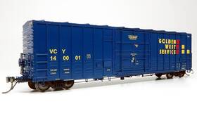 B-100-40 Rapido Trains 137003 Class Boxcar 6-pack Golden West Service Set 1 - Ho Scale