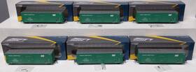 139002 Rapido Trains Ho Penn Central Small Logo Evans X72 Boxcar #1 Pack Of 6