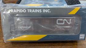 173003-2 Rapido Trains Ho Nsc 5304 Boxcar - Cn 557214 Late 80s Repaint New 173003 173003-2 Rapido Trains Ho Nsc 5304 Boxcar - Cn 557214 Late 80s Repaint New 173003