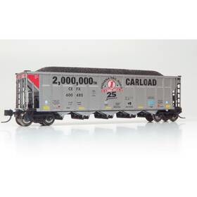 600480 Rapido Trains 538010 N Inrd 2 000 000th Car Load Autoflood Iii Hopper #600480 Ln