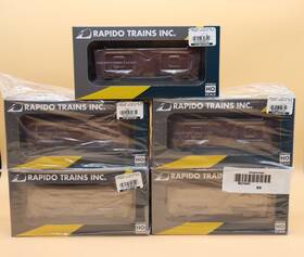 Rapido Trains Inc. 130123a Inc. Ho Scale Box Car Lot 5 Northwestern Pacific