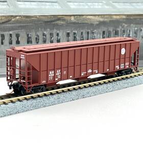 25202-30 Red Caboose Bnsf 3 Bay 4700 Covered Hopper 430461 N Scale