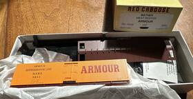 Rc-1003f Red Caboose Ho Kit Mather Meat Reefer Armour M. A. R. X. 3051 Nib Ny