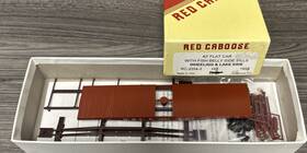 Rc-2254-3 Red Caboose Ho Kit 42 Flat Car With Fishbelly Side Wheeling And Lake Erie