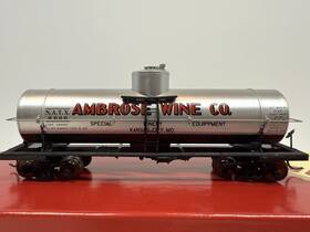 Rc-3023-1 Red Caboose Ho Dome 103w Tank Car Ambrose Wine 10000 Gal. Rd# Natx 6606
