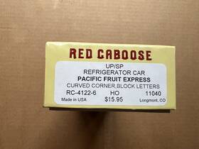 Rc-4122-5 Red Caboose Ho Kit Rc-4122- Up/sp Refrigerator Car Pacific Fruit Express #11040