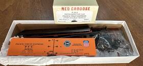 Rc-4151-7 Red Caboose Ho Kit Refrigerator Car Pfe Up/sp Double Herald #92851 Ny