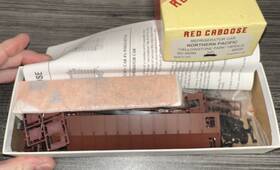 Rc-4429e Red Caboose Ho Kit Refrigerator Car Northern Pacific #90335 Nib