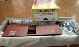 Rc-7016-12 Red Caboose Ho Kit 40 Steel Box Car Wheeling And Lake Erie 25156 Ny