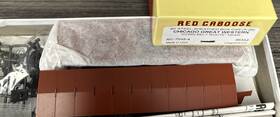 Rc-7048-4 Red Caboose Ho Kit 40 Steel Sheathed Box Car Chicago Great Western