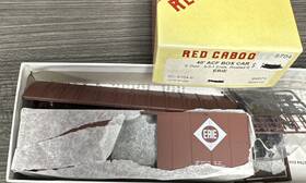 Rc-8704-6 Red Caboose Ho Kit 40 Acf Box Car Erie #84571 Nos