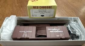 Red Caboose Rc-8710-2 Ho Kit #rc-8710-2 40 Acf Box Car Illinois Central 4/3/1 End 4118 Ny