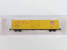 Rn-17217 Red Caboose N Scale Up Union Pacific 62ft Insulated Box Car #465150
